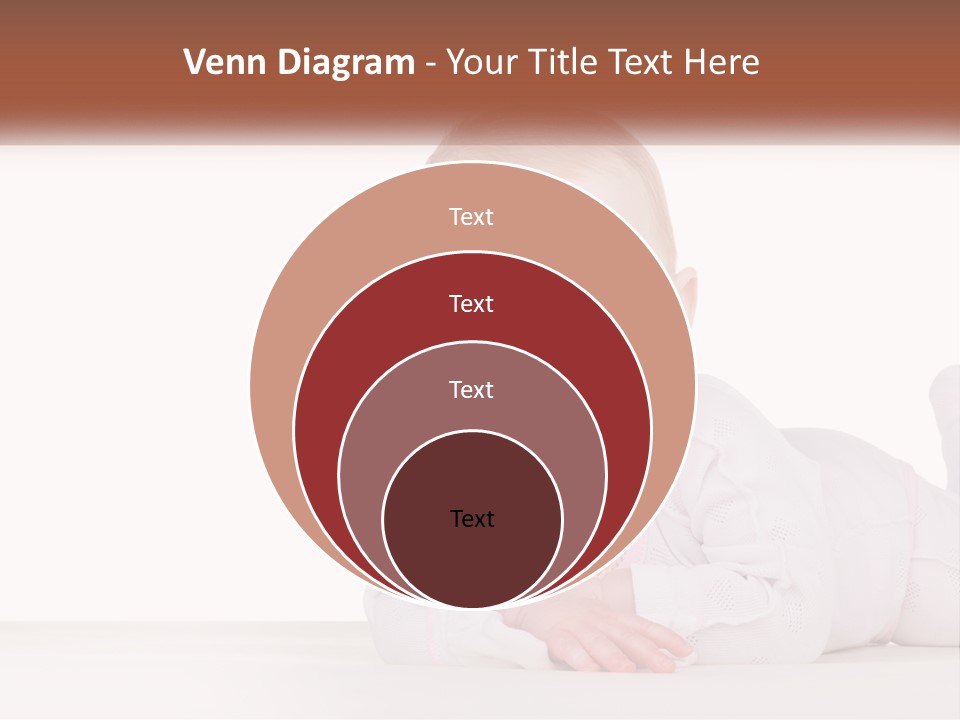 A Baby Is Laying Down On The Floor PowerPoint Template