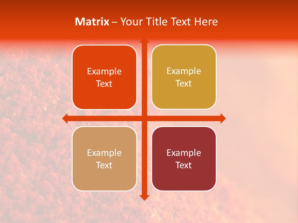 A Pile Of Red Powder With The Words Name Of Presentation PowerPoint Template