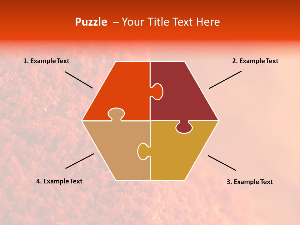 A Pile Of Red Powder With The Words Name Of Presentation PowerPoint Template