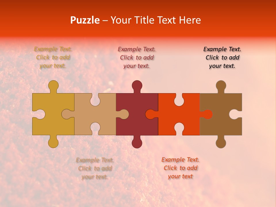 A Pile Of Red Powder With The Words Name Of Presentation PowerPoint Template