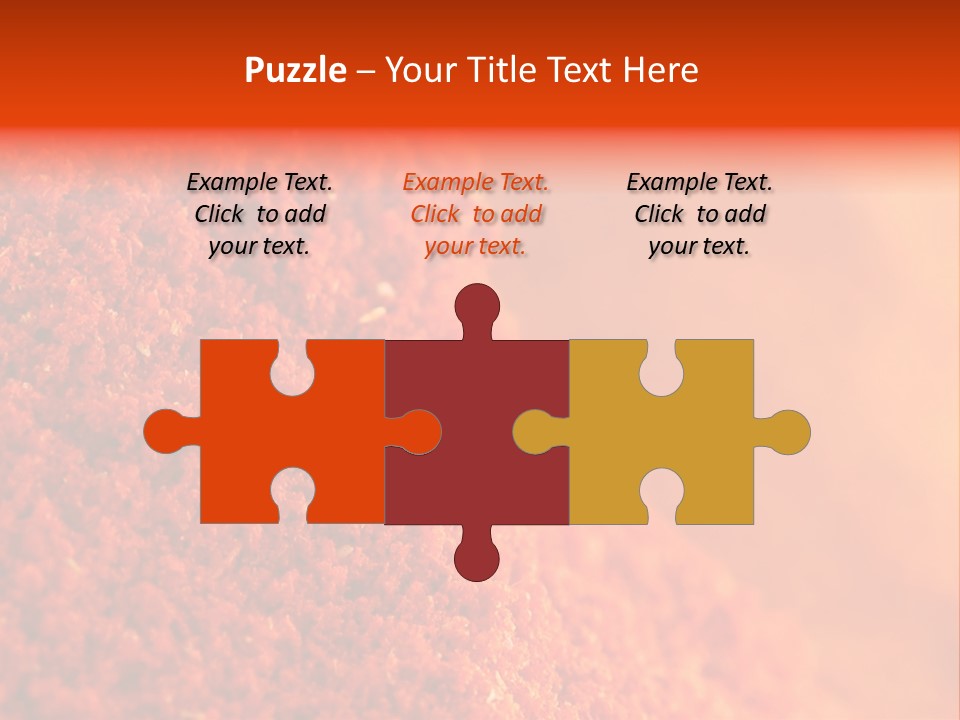 A Pile Of Red Powder With The Words Name Of Presentation PowerPoint Template