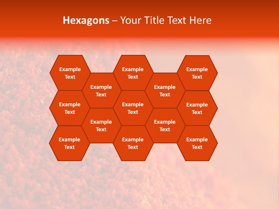 A Pile Of Red Powder With The Words Name Of Presentation PowerPoint Template