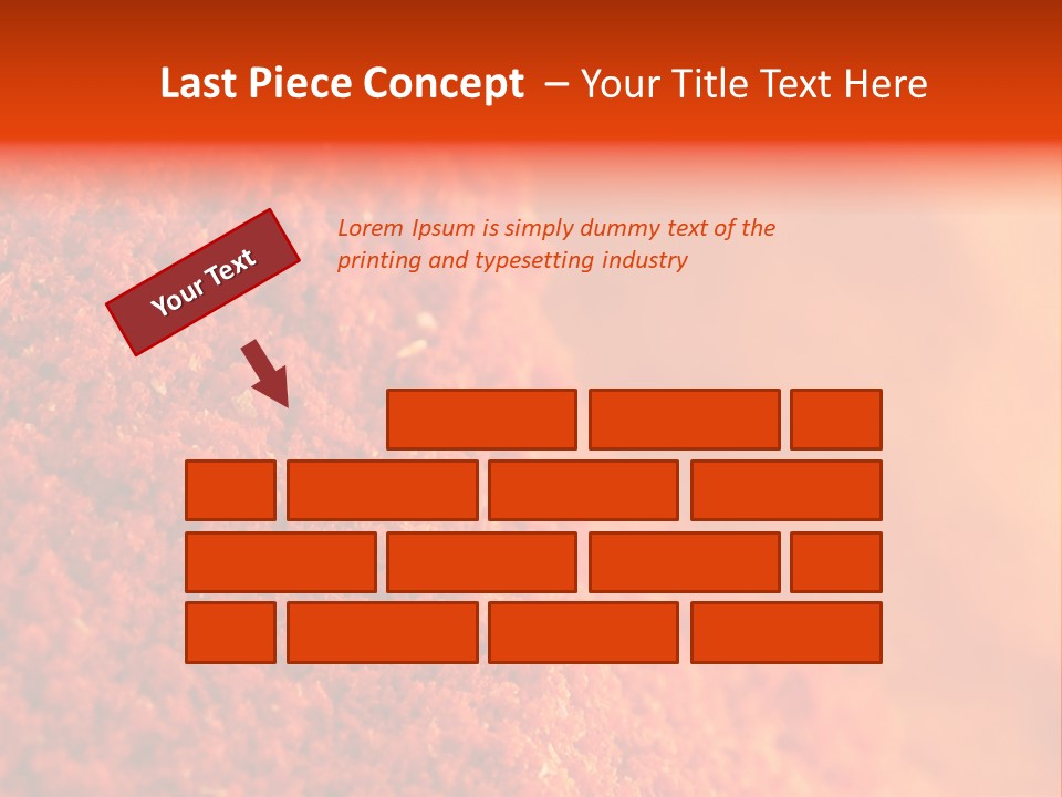 A Pile Of Red Powder With The Words Name Of Presentation PowerPoint Template