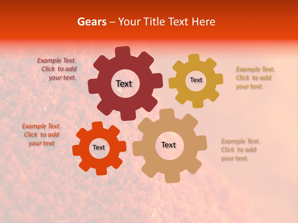 A Pile Of Red Powder With The Words Name Of Presentation PowerPoint Template