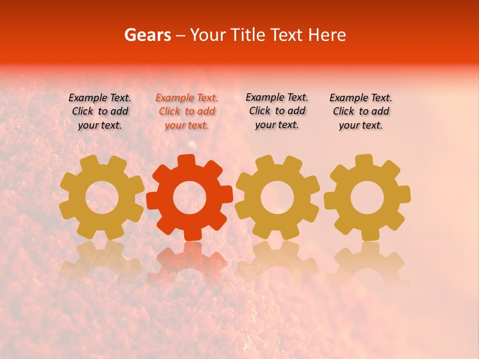 A Pile Of Red Powder With The Words Name Of Presentation PowerPoint Template