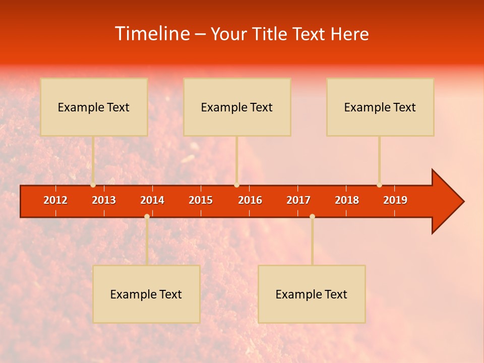 A Pile Of Red Powder With The Words Name Of Presentation PowerPoint Template