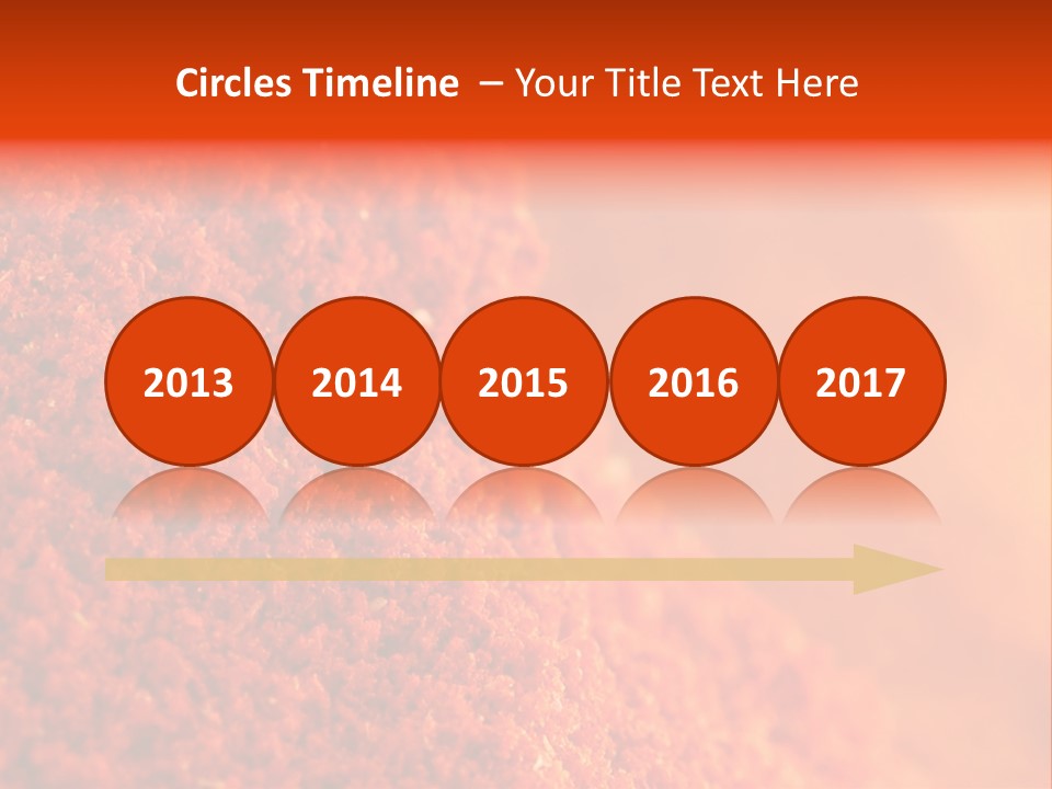 A Pile Of Red Powder With The Words Name Of Presentation PowerPoint Template