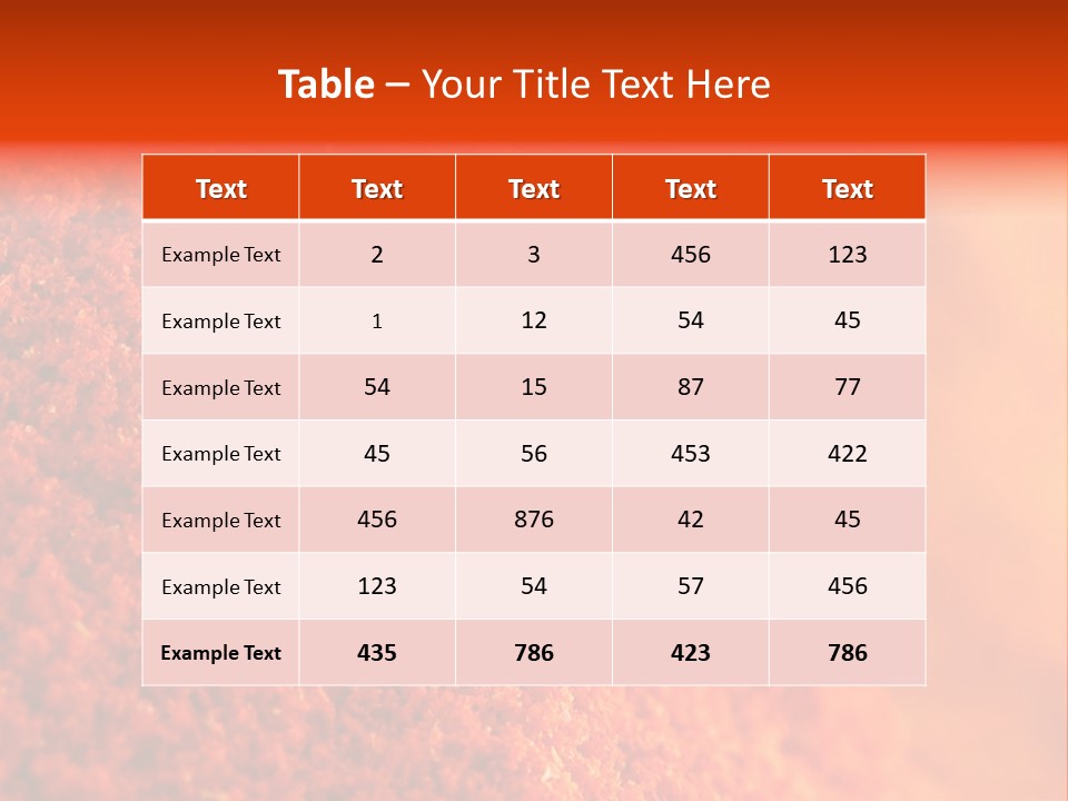 A Pile Of Red Powder With The Words Name Of Presentation PowerPoint Template