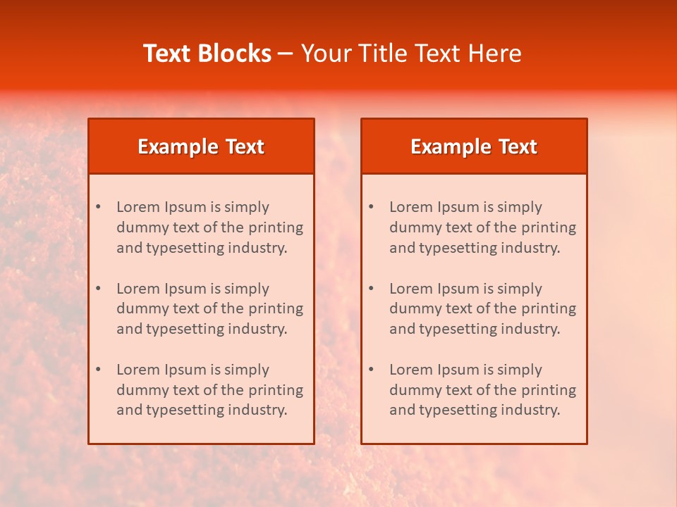 A Pile Of Red Powder With The Words Name Of Presentation PowerPoint Template