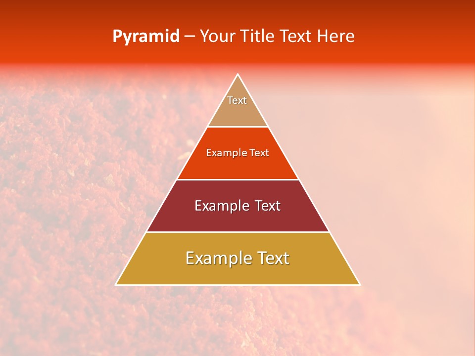 A Pile Of Red Powder With The Words Name Of Presentation PowerPoint Template