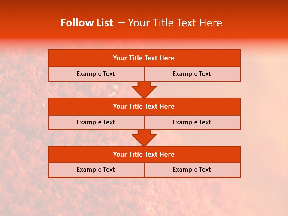 A Pile Of Red Powder With The Words Name Of Presentation PowerPoint Template