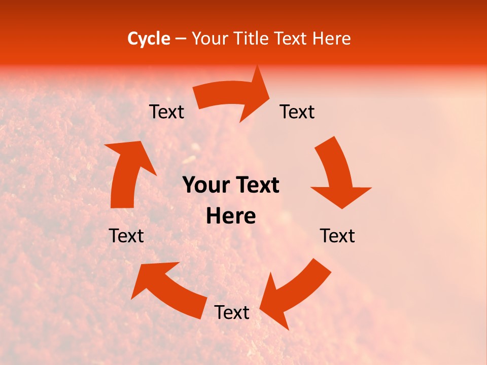 A Pile Of Red Powder With The Words Name Of Presentation PowerPoint Template