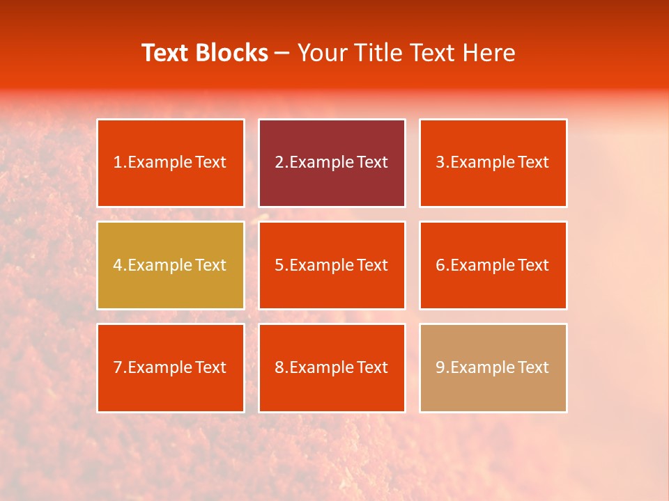 A Pile Of Red Powder With The Words Name Of Presentation PowerPoint Template