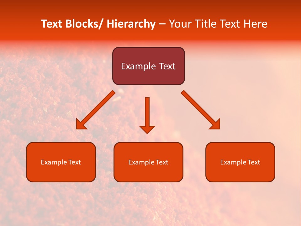 A Pile Of Red Powder With The Words Name Of Presentation PowerPoint Template