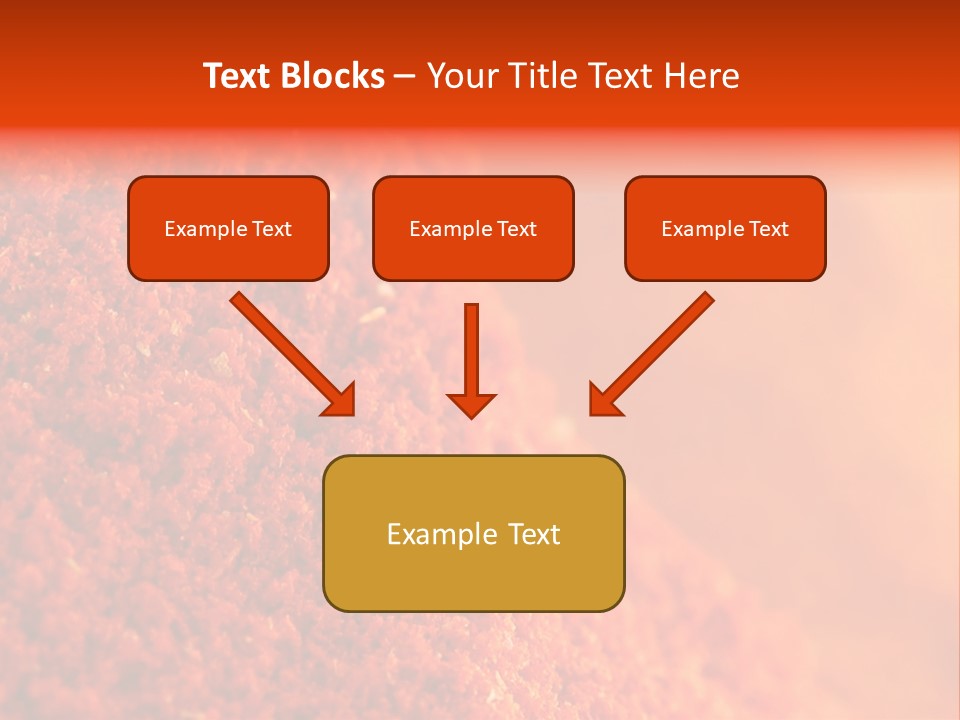 A Pile Of Red Powder With The Words Name Of Presentation PowerPoint Template