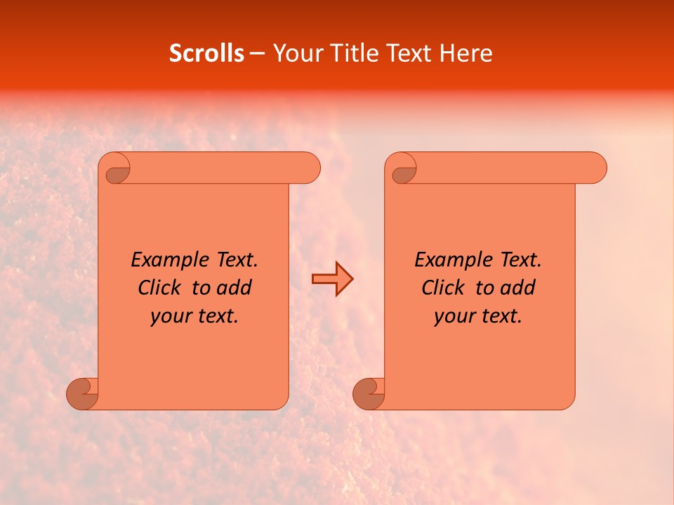 A Pile Of Red Powder With The Words Name Of Presentation PowerPoint Template