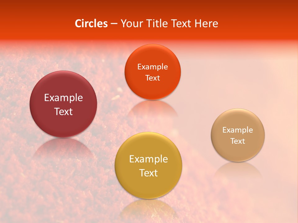 A Pile Of Red Powder With The Words Name Of Presentation PowerPoint Template