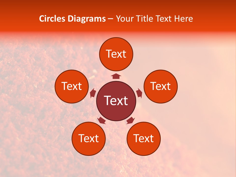 A Pile Of Red Powder With The Words Name Of Presentation PowerPoint Template