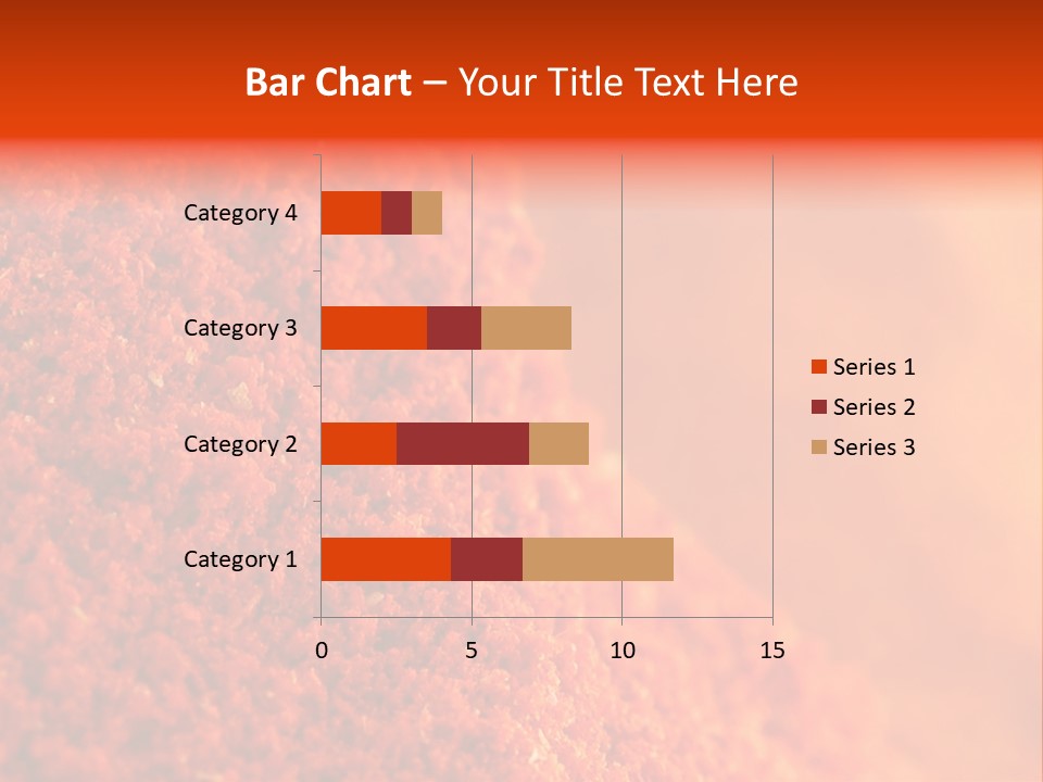 A Pile Of Red Powder With The Words Name Of Presentation PowerPoint Template