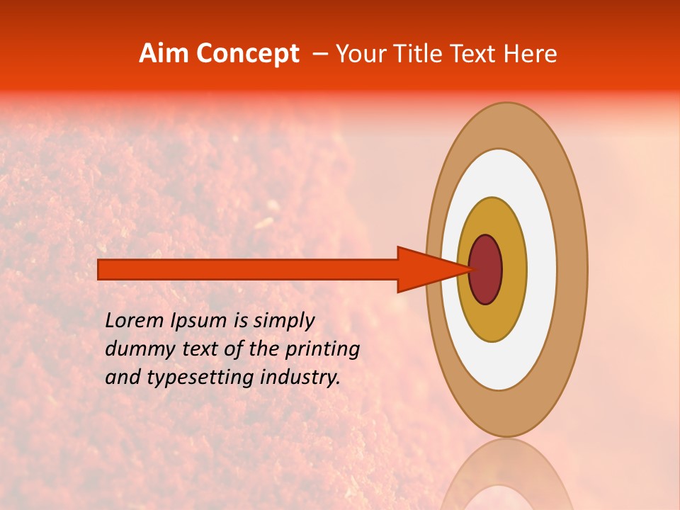 A Pile Of Red Powder With The Words Name Of Presentation PowerPoint Template