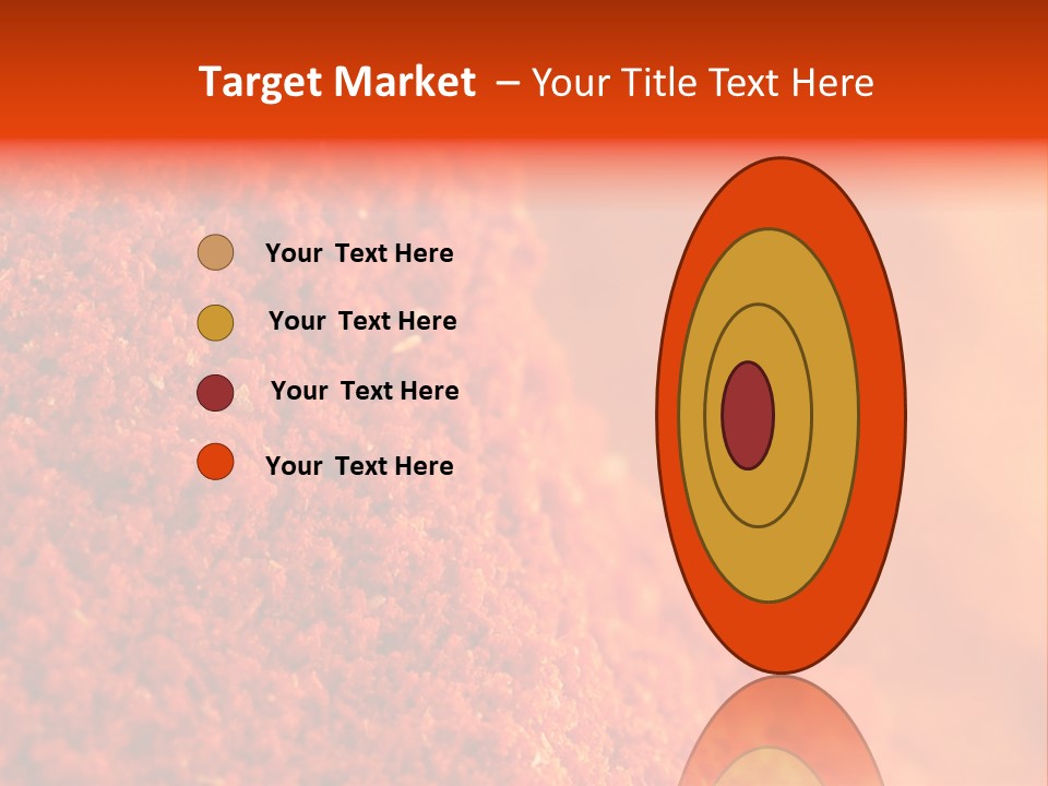 A Pile Of Red Powder With The Words Name Of Presentation PowerPoint Template