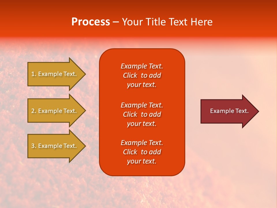 A Pile Of Red Powder With The Words Name Of Presentation PowerPoint Template