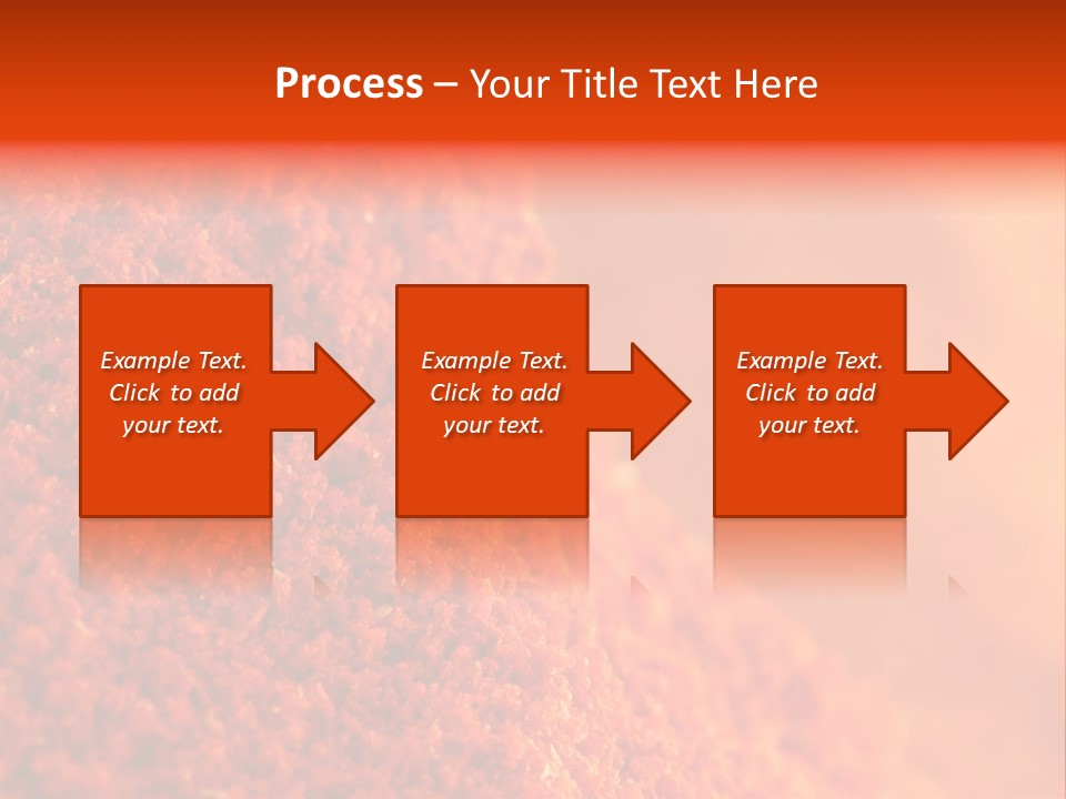 A Pile Of Red Powder With The Words Name Of Presentation PowerPoint Template