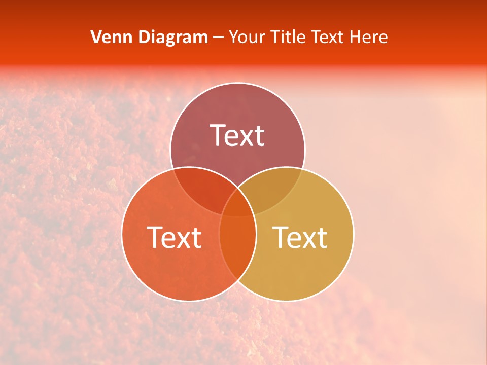 A Pile Of Red Powder With The Words Name Of Presentation PowerPoint Template