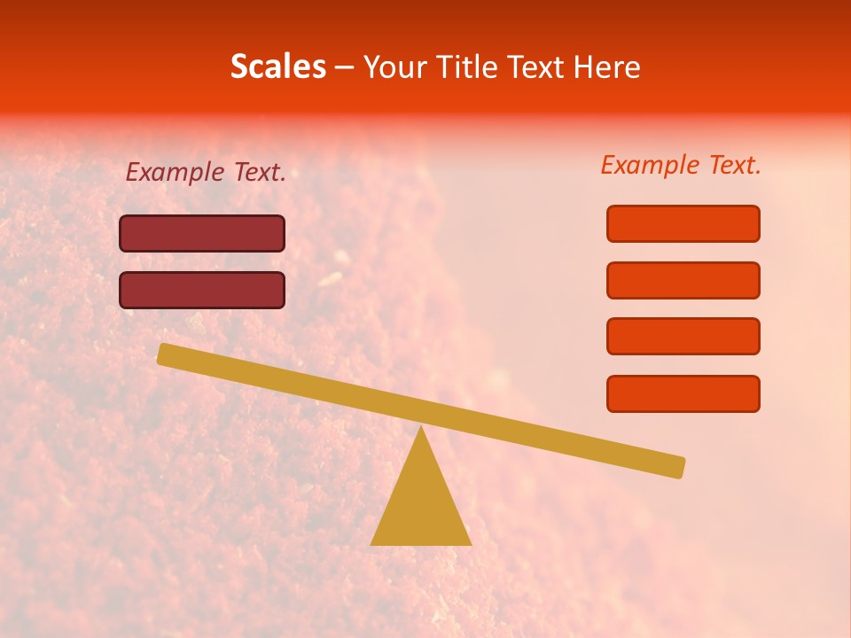 A Pile Of Red Powder With The Words Name Of Presentation PowerPoint Template