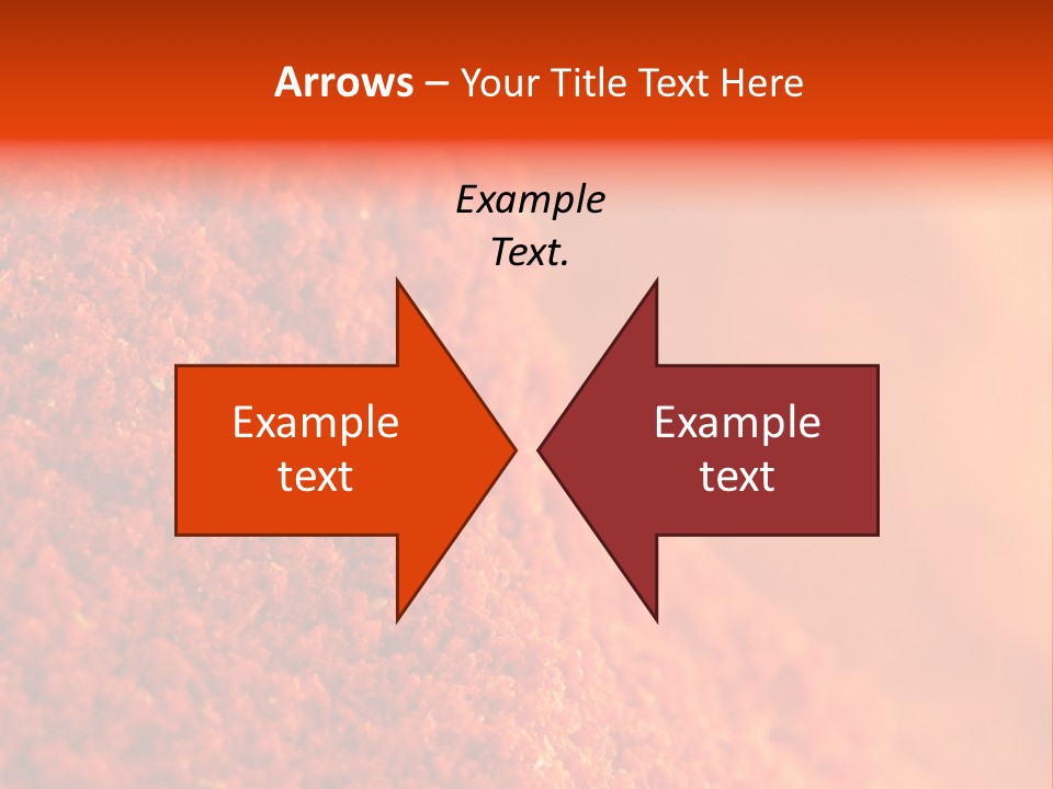 A Pile Of Red Powder With The Words Name Of Presentation PowerPoint Template