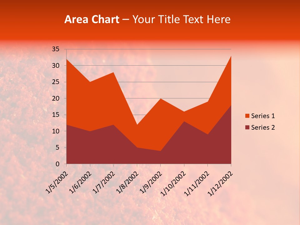 A Pile Of Red Powder With The Words Name Of Presentation PowerPoint Template