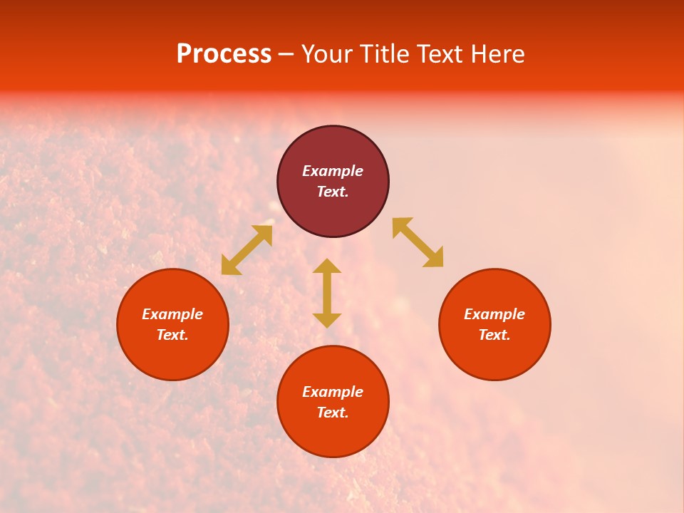 A Pile Of Red Powder With The Words Name Of Presentation PowerPoint Template