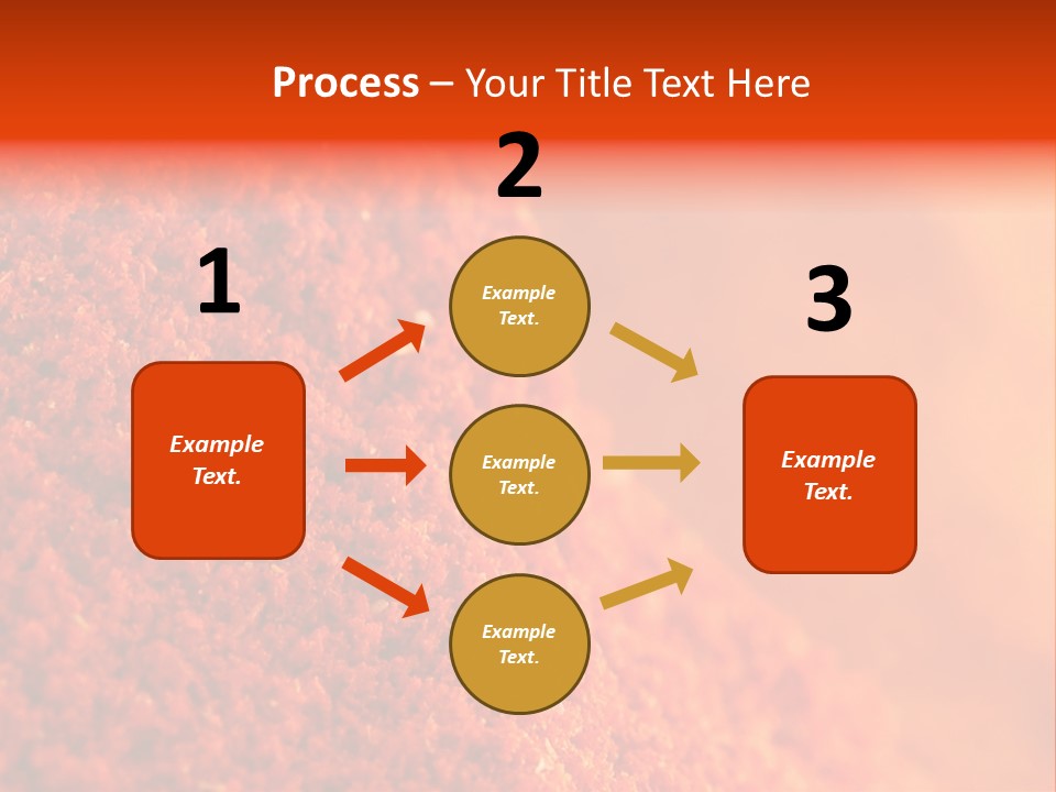 A Pile Of Red Powder With The Words Name Of Presentation PowerPoint Template