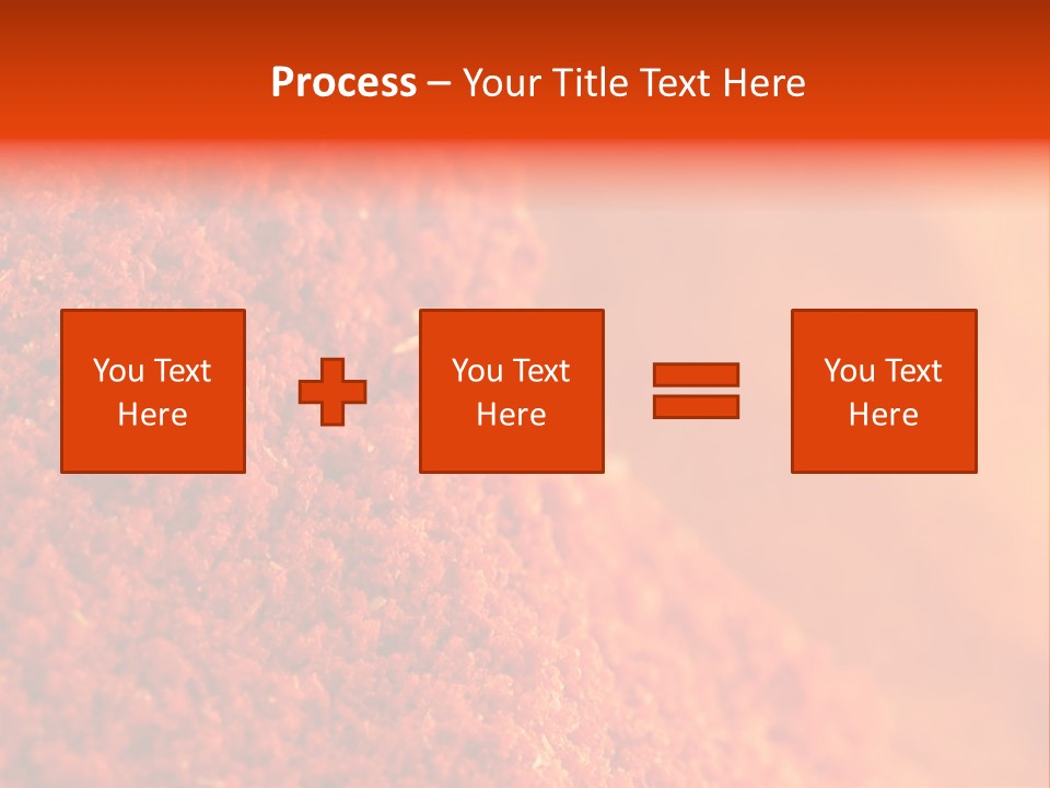 A Pile Of Red Powder With The Words Name Of Presentation PowerPoint Template