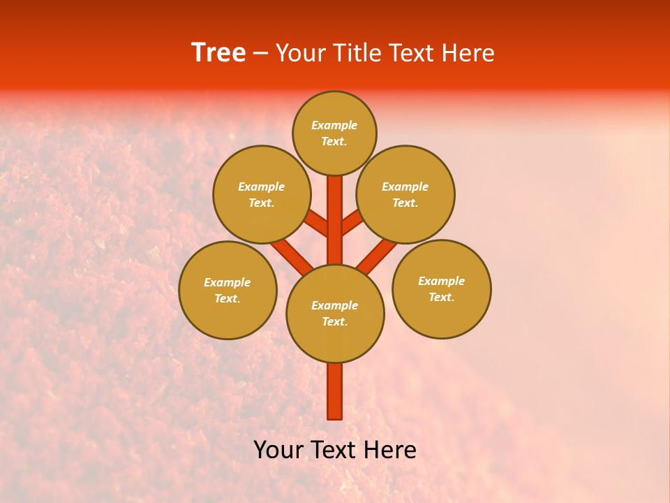 A Pile Of Red Powder With The Words Name Of Presentation PowerPoint Template