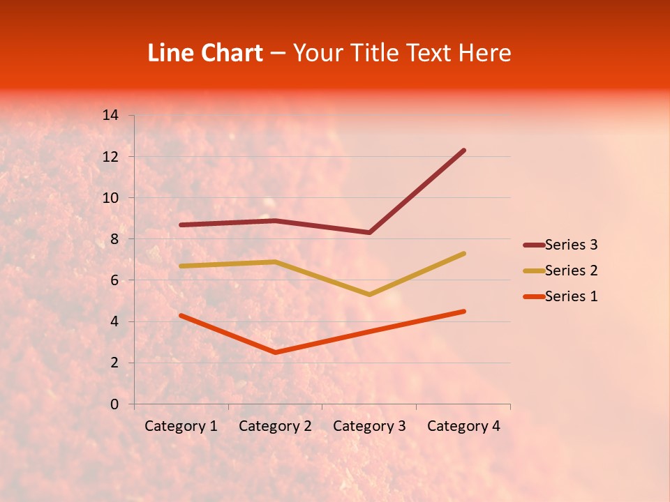 A Pile Of Red Powder With The Words Name Of Presentation PowerPoint Template
