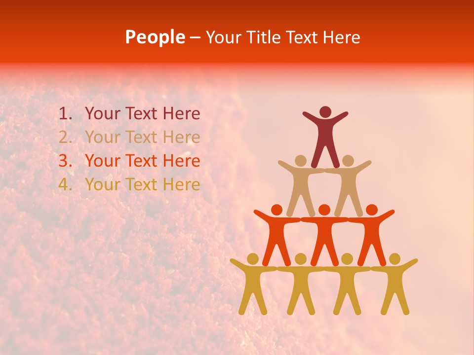 A Pile Of Red Powder With The Words Name Of Presentation PowerPoint Template
