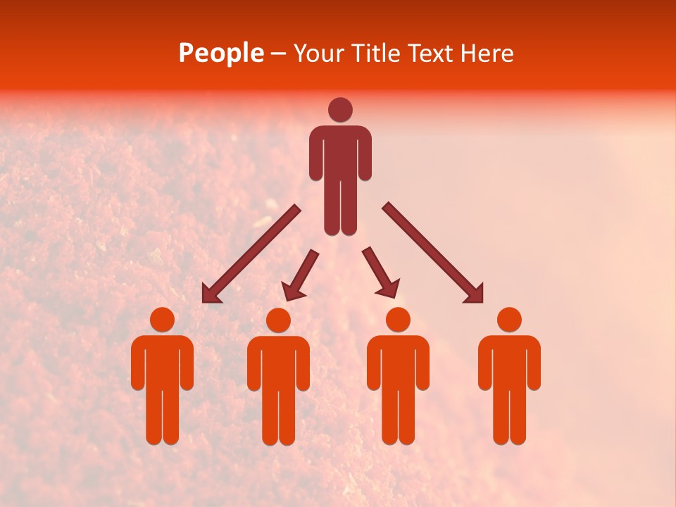 A Pile Of Red Powder With The Words Name Of Presentation PowerPoint Template