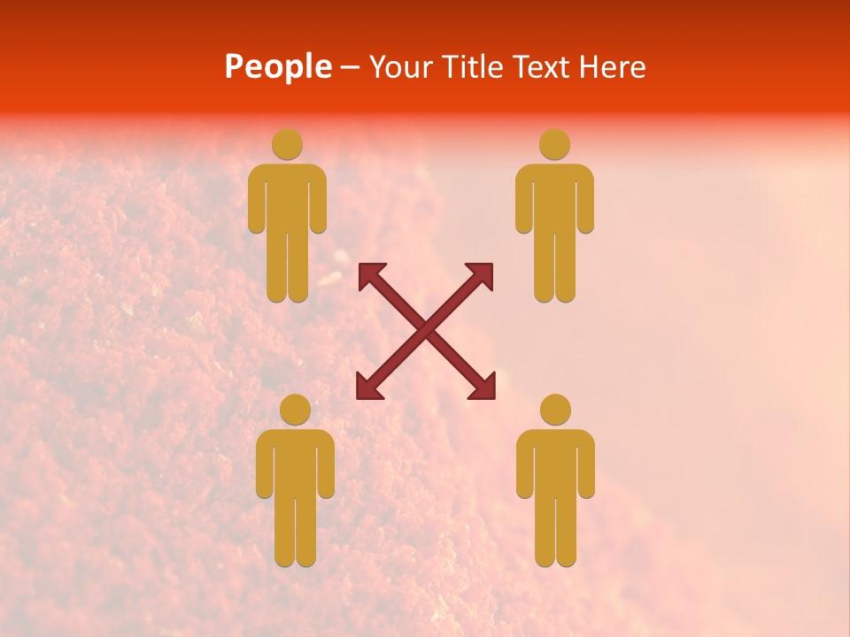 A Pile Of Red Powder With The Words Name Of Presentation PowerPoint Template