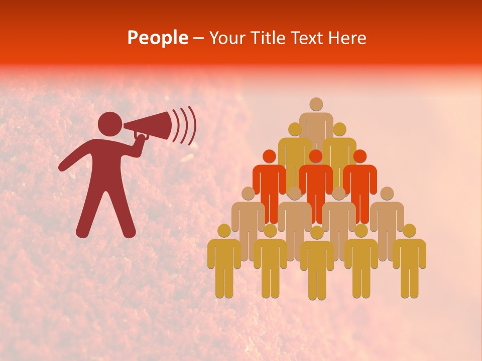 A Pile Of Red Powder With The Words Name Of Presentation PowerPoint Template