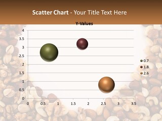 A Group Of Nuts On A White Background PowerPoint Template