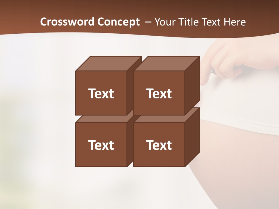 A Pregnant Woman Holding A Bowl Of Vegetables PowerPoint Template