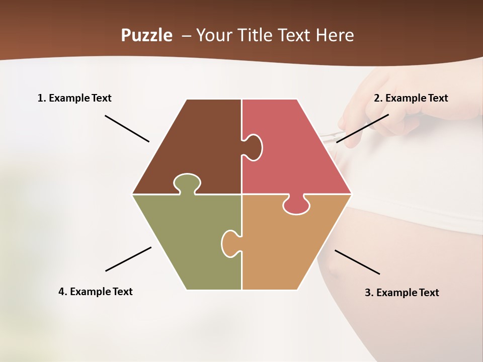 A Pregnant Woman Holding A Bowl Of Vegetables PowerPoint Template