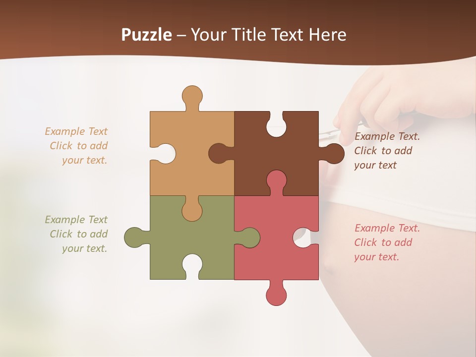 A Pregnant Woman Holding A Bowl Of Vegetables PowerPoint Template