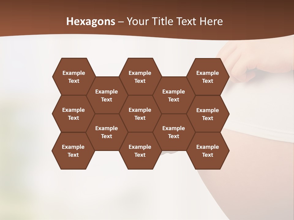 A Pregnant Woman Holding A Bowl Of Vegetables PowerPoint Template