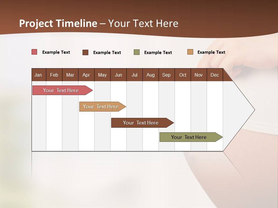 A Pregnant Woman Holding A Bowl Of Vegetables PowerPoint Template
