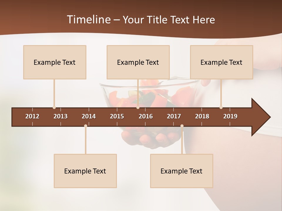 A Pregnant Woman Holding A Bowl Of Vegetables PowerPoint Template