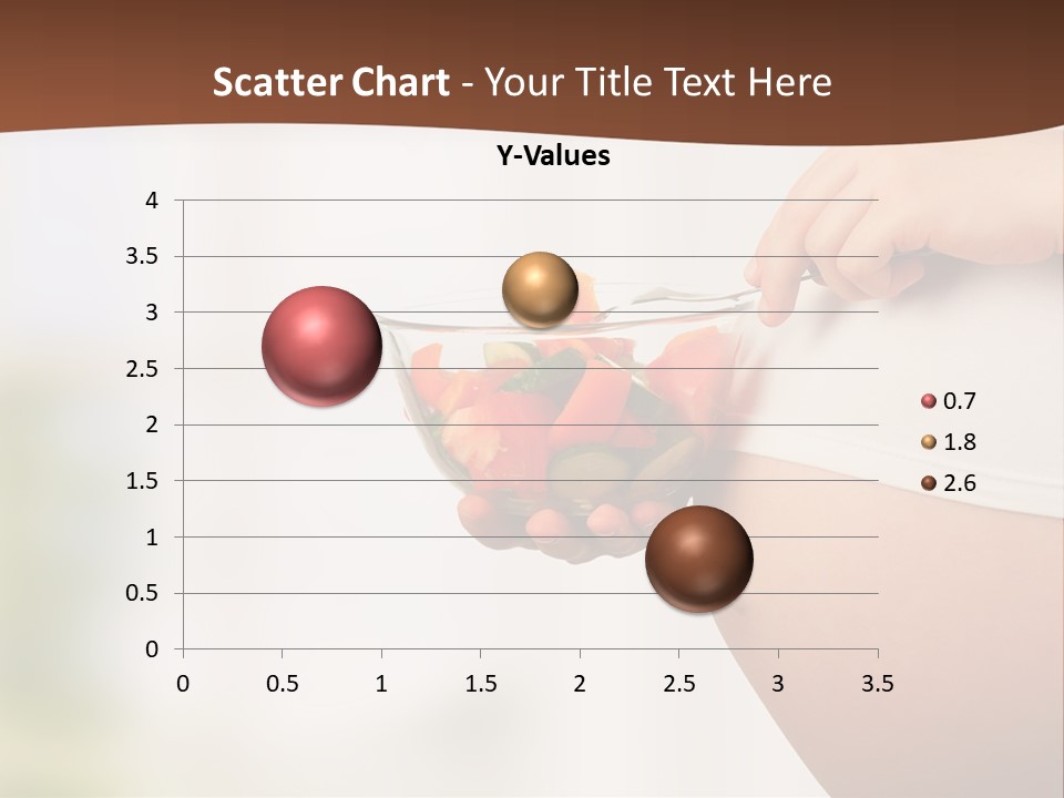 A Pregnant Woman Holding A Bowl Of Vegetables PowerPoint Template