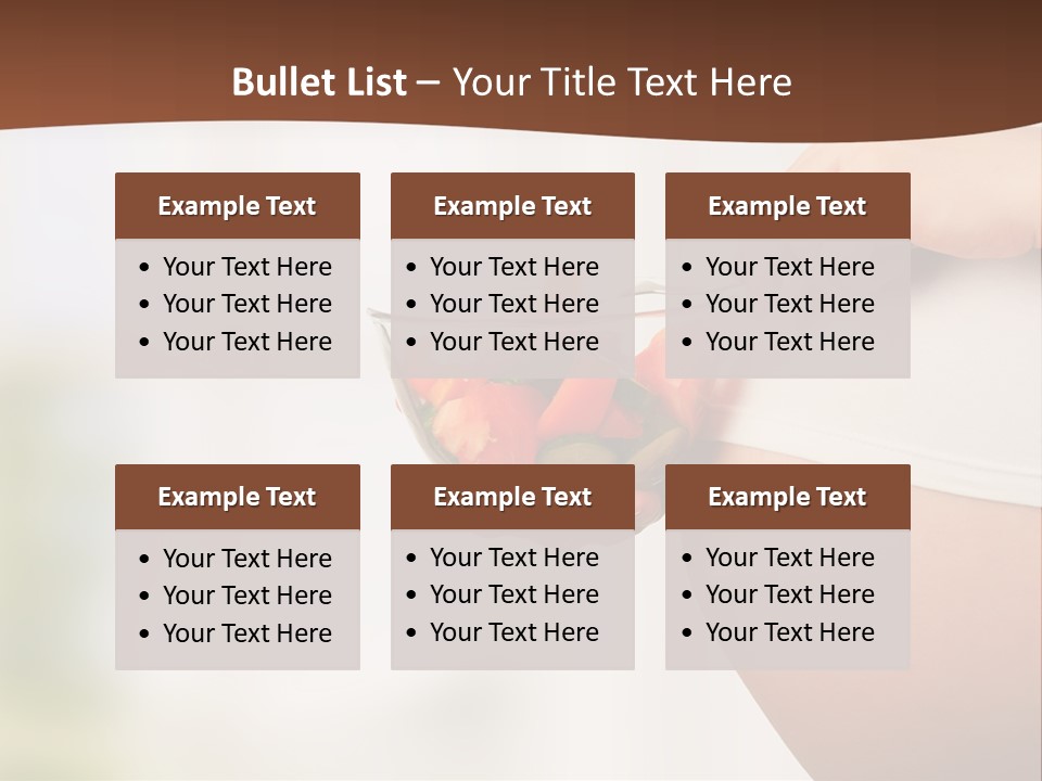 A Pregnant Woman Holding A Bowl Of Vegetables PowerPoint Template