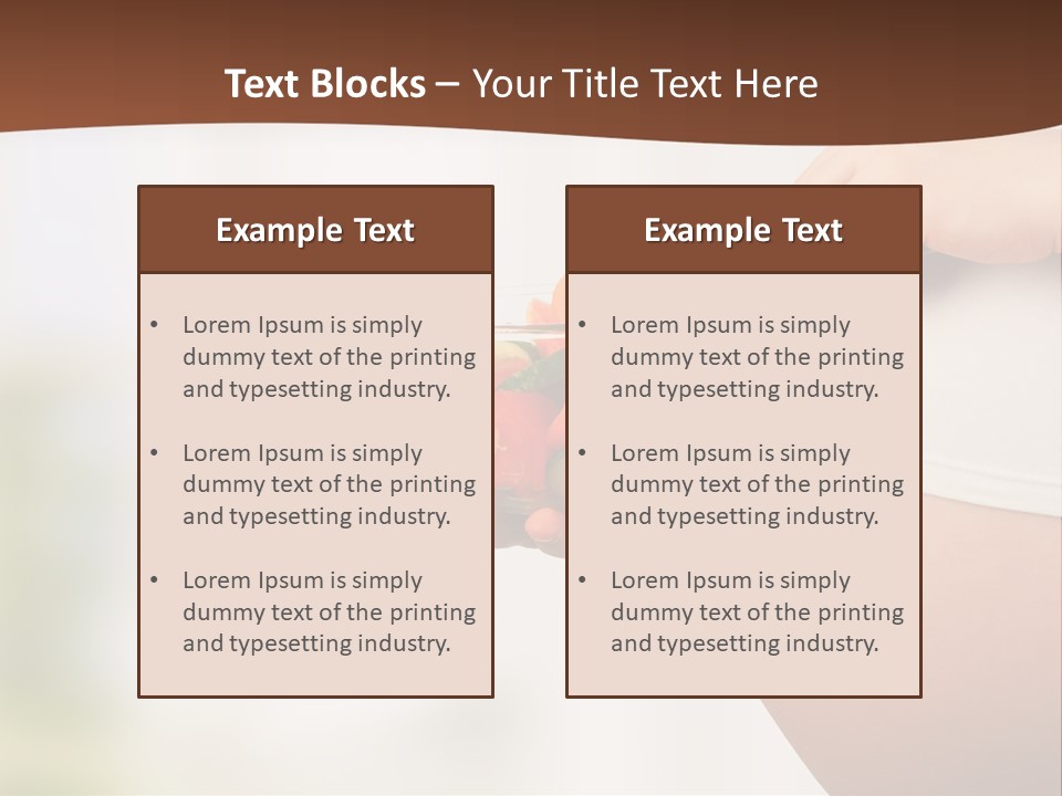 A Pregnant Woman Holding A Bowl Of Vegetables PowerPoint Template